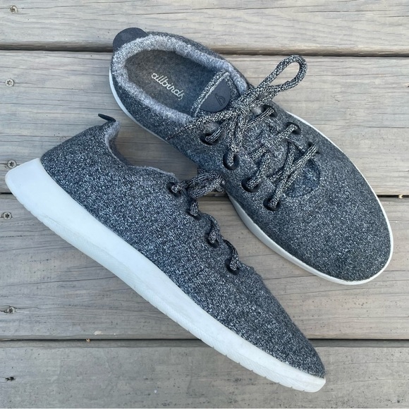 Allbirds Wool Runners Natural Grey Shoes size 13 - Picture 3 of 16